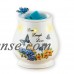 Vintage Spring Butterfly and Flowers Inspirational Electric Tart Warmer, Includes 25W Bulb, Multi   